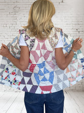 Quilt vest  "take your mark" OSFM: sm-med-lg